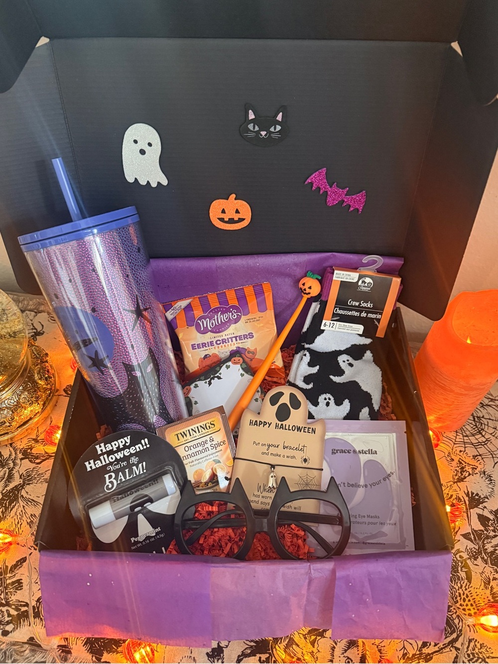 🎃 Halloween Boo Box | Starbucks Tumbler | Spooky Season Gift Box | Self-Care